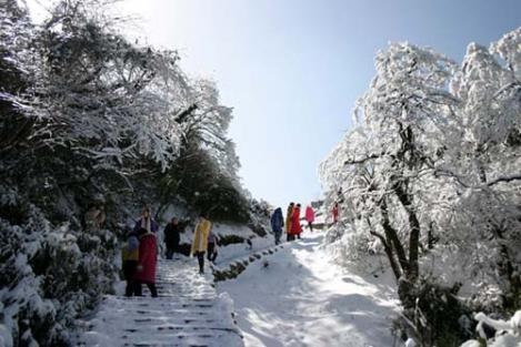 金佛山滑雪