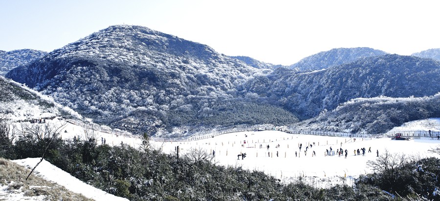 金佛山滑雪